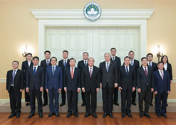 2024年2月26日，澳门特区行政长官贺一诚会见乐动官方网站_乐动（中国）
党委书记、董事长刘敬桢一行，双方就推动大健康产业发展、横琴粤澳深度合作区建设等议题交换意见